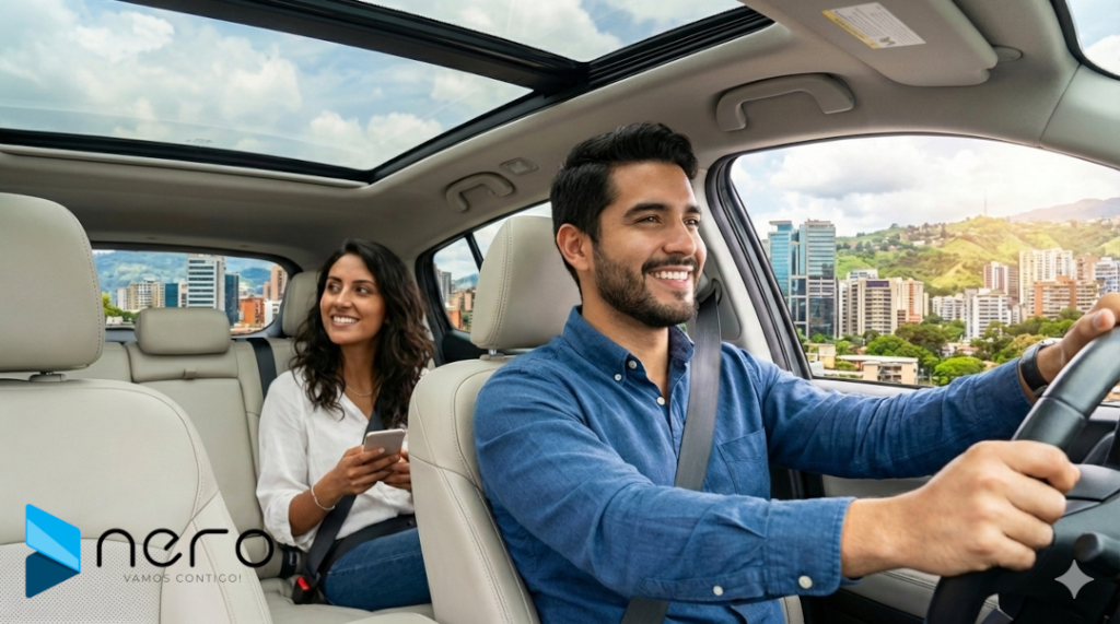 Pasajero usando NERO